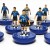 Subbuteo Andrew Table Soccer Inter Milan 2009-10 Champions League Winners on classic Hasbro bases